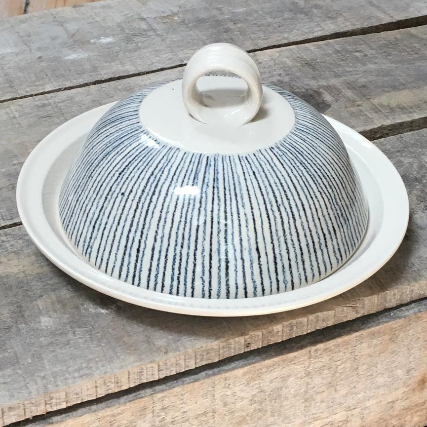 Butter Dish - Stripe