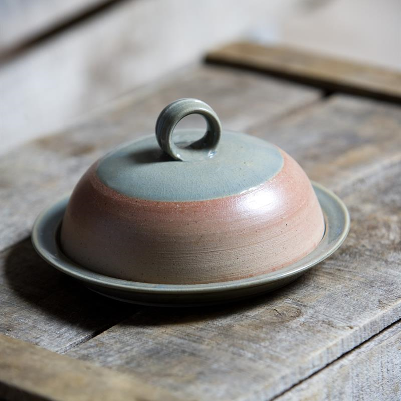 Large butter dish - Wood